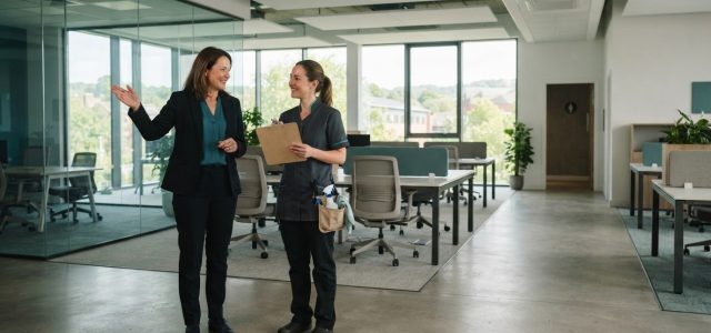 Commercial cleaners in Burpham with tailored quotes and pricing