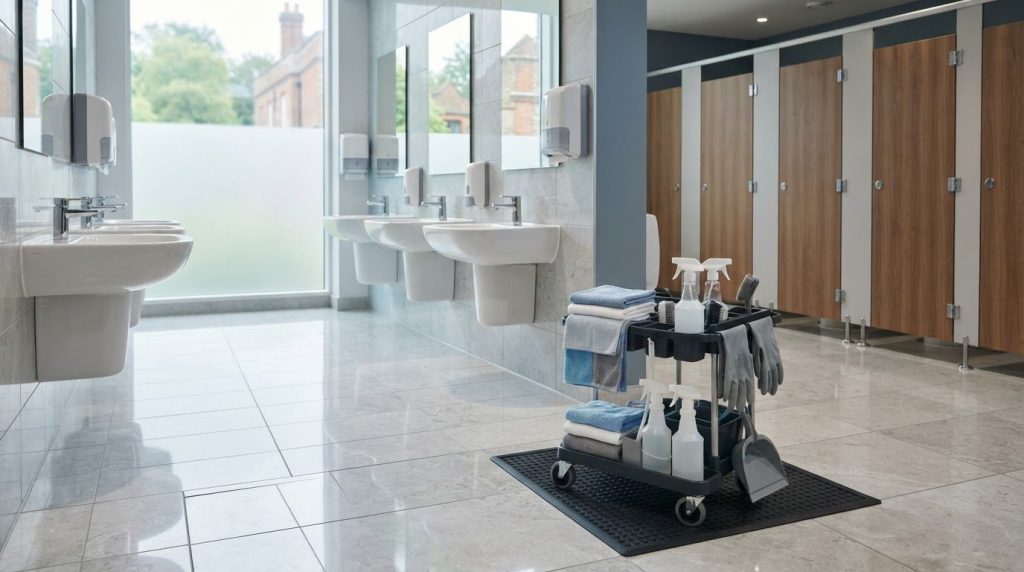Commercial Washroom Cleaning Services in Guildford: A Guide to Hygiene and Hard Floors