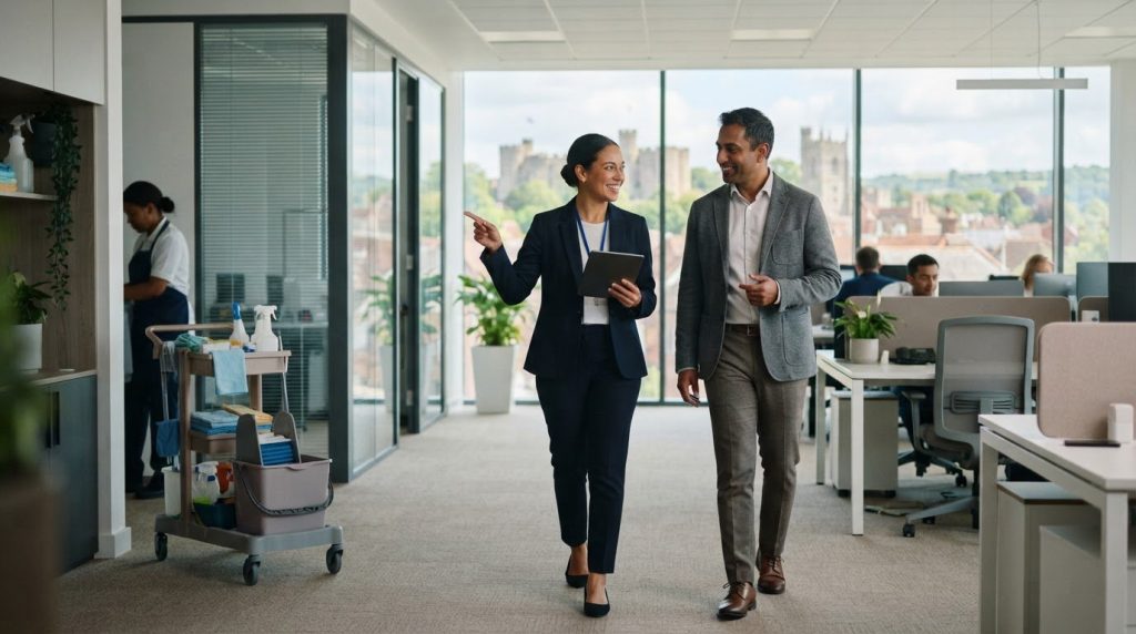 Guildford office cleaning with a free walk-round consultation