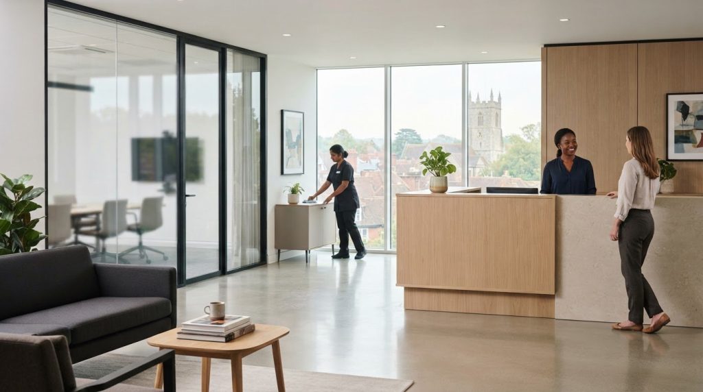 Impress clients with a clean Guildford office